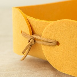 3 Colors Nordic Felt Storage Box Lovely Small Key Storage Basket Box