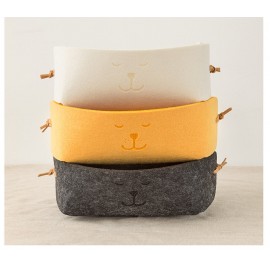 3 Colors Nordic Felt Storage Box Lovely Small Key Storage Basket Box
