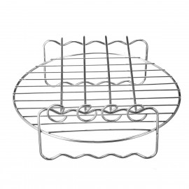BBQ Grill Air Fryer Tray Rack   Brush Gloves for NuWave Brio 6 QT/Phillips Walita XL