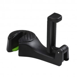 Car Seat Back Headrest Phone Holder ABS Storage Hanger Hook Bag Cloth Holder Organizer