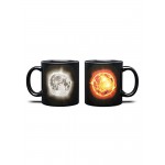 Eclipse  Color Changing Cup Two-sided Color Ceramic Cup Heat-sensing Coffee Mug