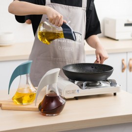 Glass Leakproof Oil Bottle Soy Sauce Vinegar Cans Oiler Condiment Container for Kitchen Tool