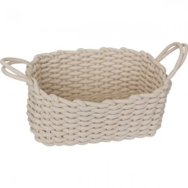 Hand-woven Cotton Rope Storage Box Simple Storage Basket Snack Key Desktop Debris Basket