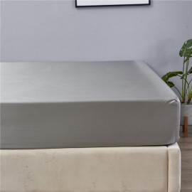Simulated Silk Fitted Sheet Satin Bed Cover Comfortable And Soft