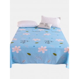 Small Fresh Pure Cotton Flower Print Bedroom Single Sheets