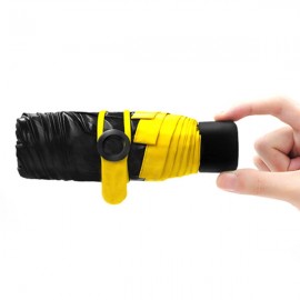 Super Mini Pocket Umbrella 5 Folds Outdoor UV-Protection Manual Foldable Umbrella
